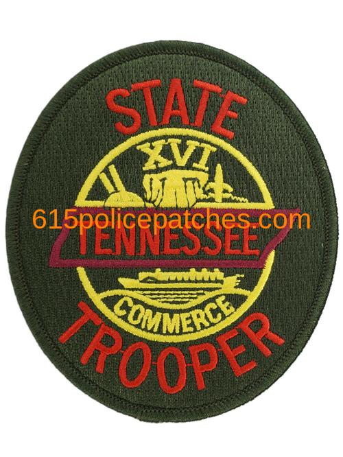 X Tennessee State Related Traders - 615 Police Patches